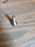 1986 Kawasaki Bayou KLF185A Clutch Release Pin 92043-1229 Used. Price: $6.00.