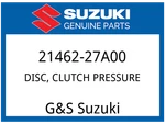 Suzuki Oem Part 21462-27A00 Disk,clutch Pressure New. Price: $54.82.