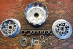 1987 Kawasaki KX250 Clutch Assembly With Hardware 13081-1242 Used. Price: $175.00.