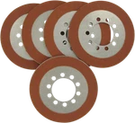 Drag Specialties Organic Friction Plate Kit For 68-84 Harley Touring Softail Fxr New. Price: $75.14.