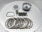 2003 02-03 Honda VTX1800C Clutch Basket Hub Plate Disc Inner Outer Chain Lot Used. Price: $284.57.