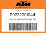 Ktm Genuine Clutch Cage Cpl. - 90232001044 New. Price: $200.07.