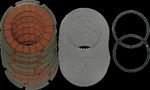 Barnett 306-32-40243 Scorpion Clutch Plates 36-E84 Big Twin New. Price: $201.77.