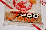 1972-73-74 Honda CB350F Four Oem Nos Side Cover Badge 87129-333-670 New. Price: $175.77.