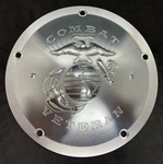 Combat Veteran Derby Clutch Cover Custom Harley Davidson Big Twins New. Price: $225.00.