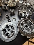 Vintage 1996 87-99 Honda CR125 Oem & Hinson Clutch Basket Almost Complete Used. Price: $150.00.