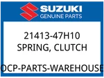 Suzuki Oem Part 21413-47H10 Spring, Clutch New. Price: $10.19.