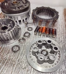 1982 Yamaha Virago XV750 Complete Clutch Basket Hub Boss Inner Plates Bolts Oem Used. Price: $40.00.