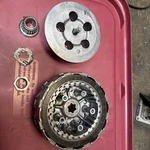 1996 Suzuki RM125 Complete Clutch Assembly Basket Plates Hub 21200-43D04 Used. Price: $94.95.