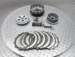 2007 06-08 Kawasaki EX650R Ninja Oem Clutch Basket Primary Plates Lot Used. Price: $83.65.