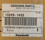 Genuine Kawasaki Part 2003-22 Motorcycle- Clutch Housing 13095-1403. New. Price: $96.76.