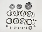 Oem Clutch Basket Hub Plates Kit Fits Kawasaki 1993 Spring Bolts Used. Price: $199.99.