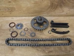 1980 - 1981 Suzuki Swany Oem Factory Final Drive Chain & Gears Used. Price: $14.95.