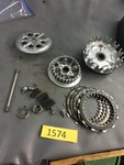 81 Yamaha Oem Complete Clutch Basket Hub Pressure Plates Boss Used. Price: $24.95.