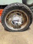 1976 Suzuki RV125 Front Wheel Hub Brake Used. Price: $80.00.