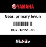 Yamaha Oem Part BHR-16151-00-00 Gear, Primary Driven New. Price: $798.79.