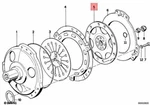 Oem Bmw Clutch Plate Disk K75 Rt 21211464796 New. Price: $331.52.