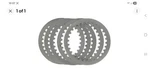 Drag Specialties 1131-0444 Steel Drive Plates- '84-'90 Xl New. Price: $29.00.